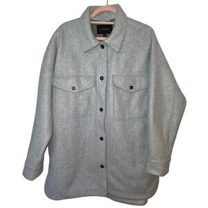 BANANA REPUBLIC Women's Size Large Shirt Jacket Coat Oversized